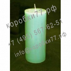 Свеча пеньковая зелёная 65х65х150 мм (36 штук в упаковке)